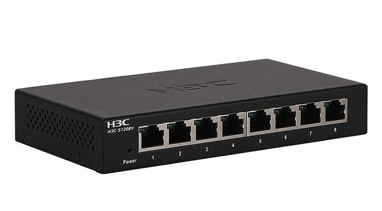 企业级网络入门首选 H3C新华三S1208V 8口千兆非网管交换机评测